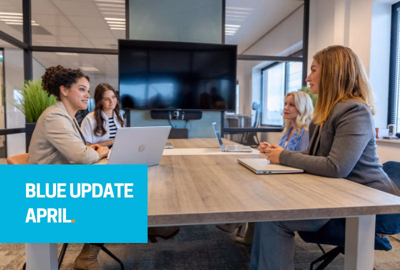 Blue update april